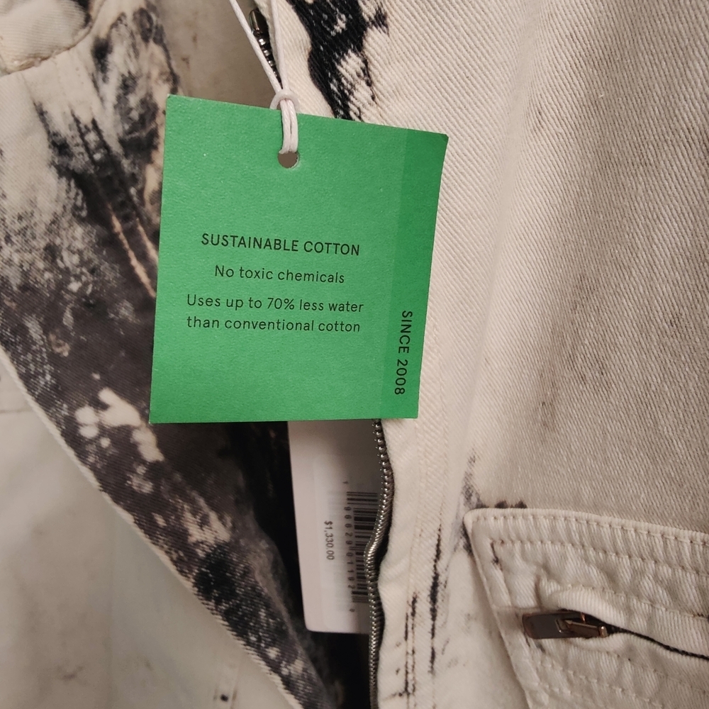 STELLA McCartney Acid Wash Zip Denim Utility Jumpsuit $1330 Size 40 US Med - Picture 16 of 16